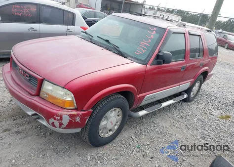 2000 GMC Jimmy Jde W/1Sh/1Sj from USA, damaged, VIN 1GKDT13W7Y2241640